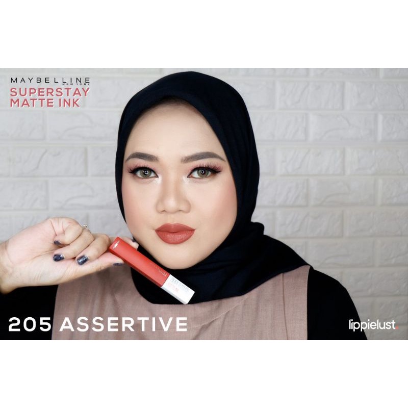 Prime opgraven vergeven Jual Maybelline superstay matte ink assertive 205 | Shopee Indonesia