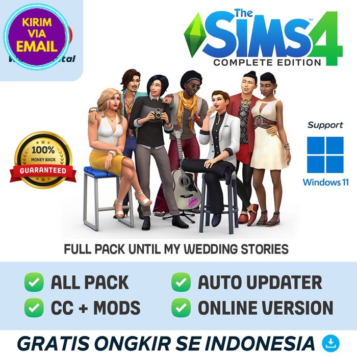 Jual The Sims 4 Complete Edition All Dlc Version Shopee Indonesia 8300