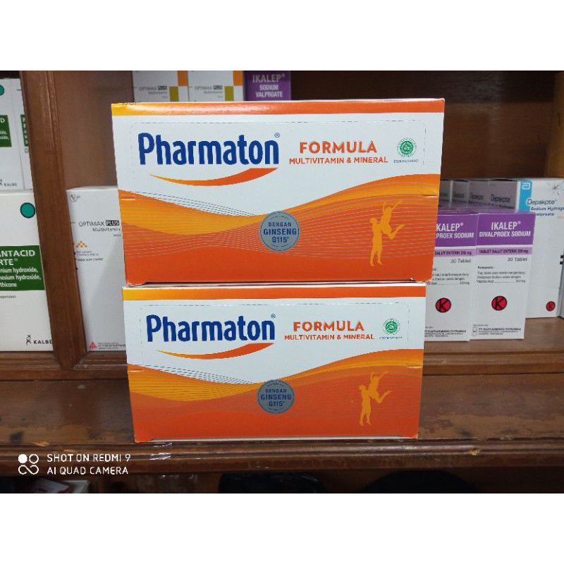 Jual Pharmaton Formula Tablet Multivitamin & Mineral Ekstrak Ginseng ...