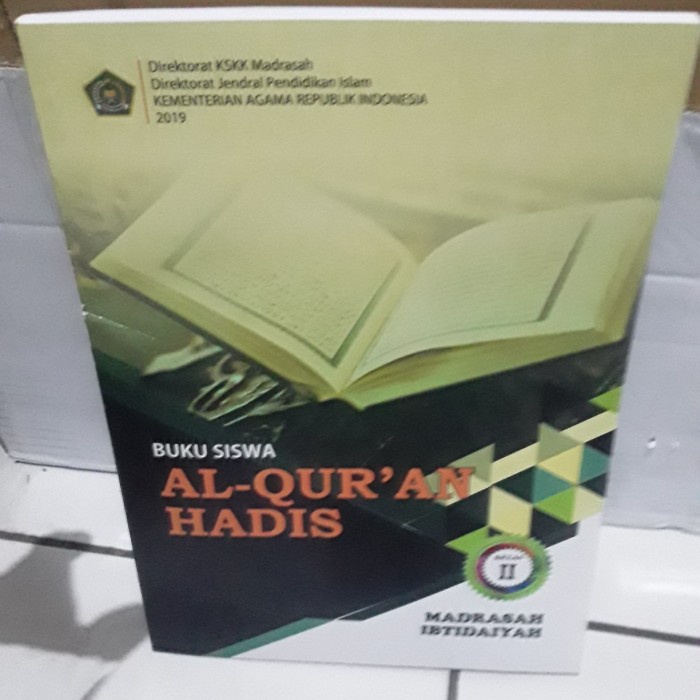 Jual Buku Siswa Al-qur'an Hadist Kelas 2 Madrasah Ibtidaiyah | Shopee ...