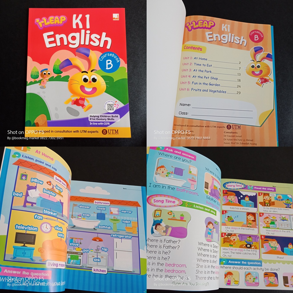 Jual I-LEAP English (Nursery / K1 / K2) (Pilihan Per Buku) | Shopee ...