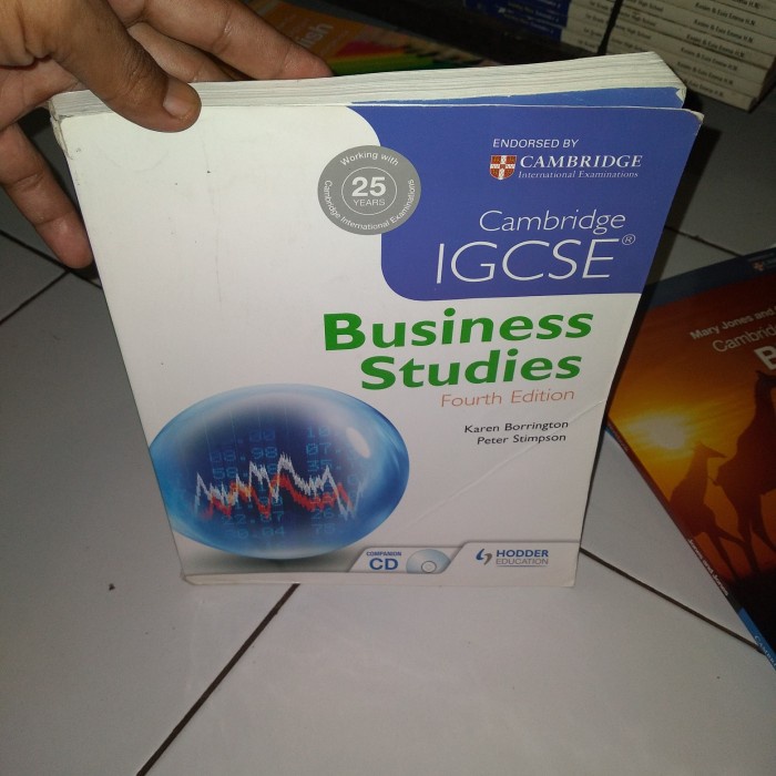 Jual BUKU CAMBRIDGE IGCSE BUSINESS STUDIES FOURTH EDITION.PLS CD ...