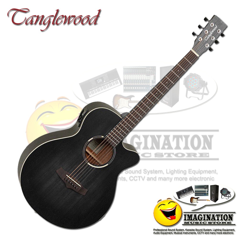 Jual Tanglewood TWBB SFCE Blackbird Electro Acoustic, Smokestack Black ...