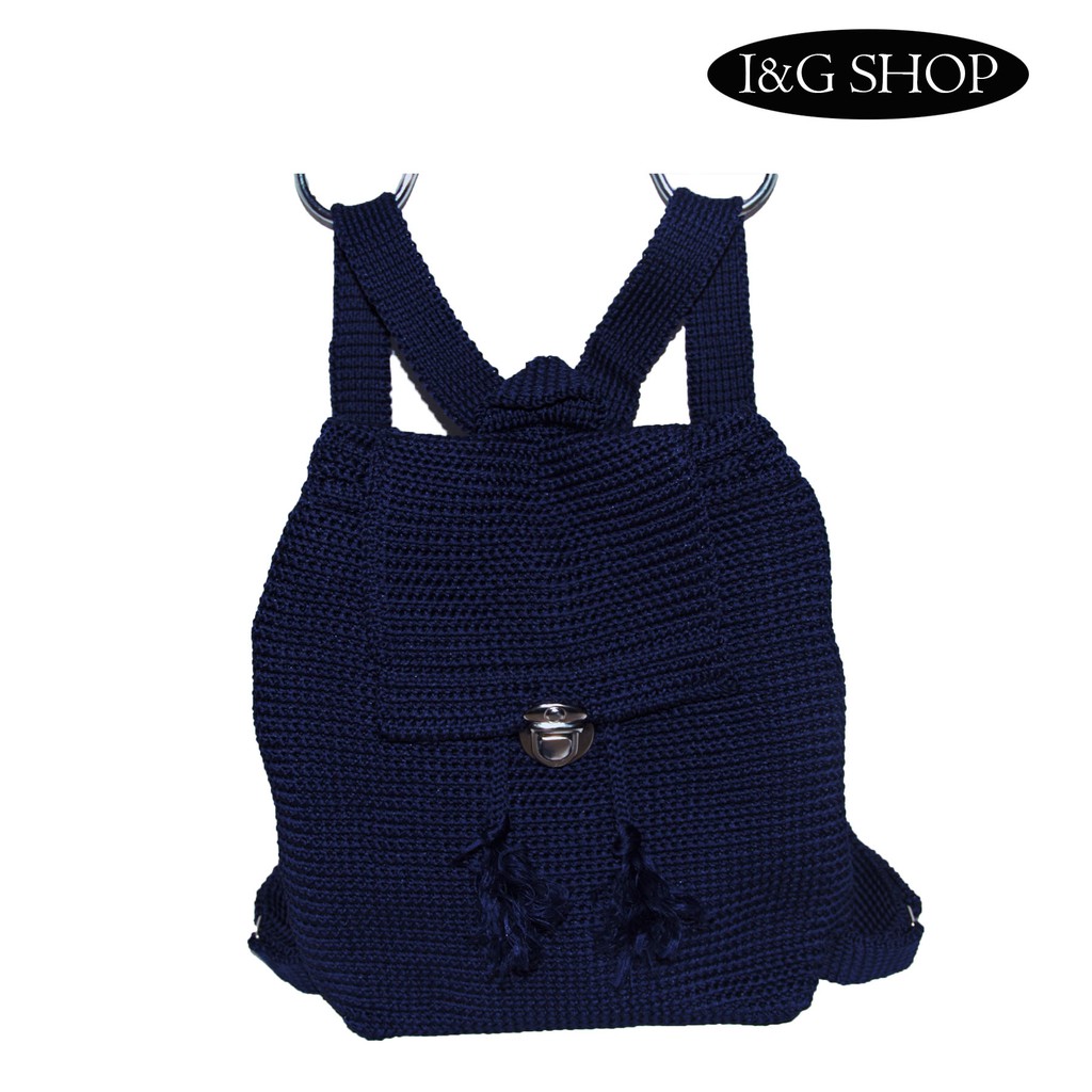 Jual Tas Handbag / Ransel Wanita Kecil Model Rumput Hollow Rajut ...