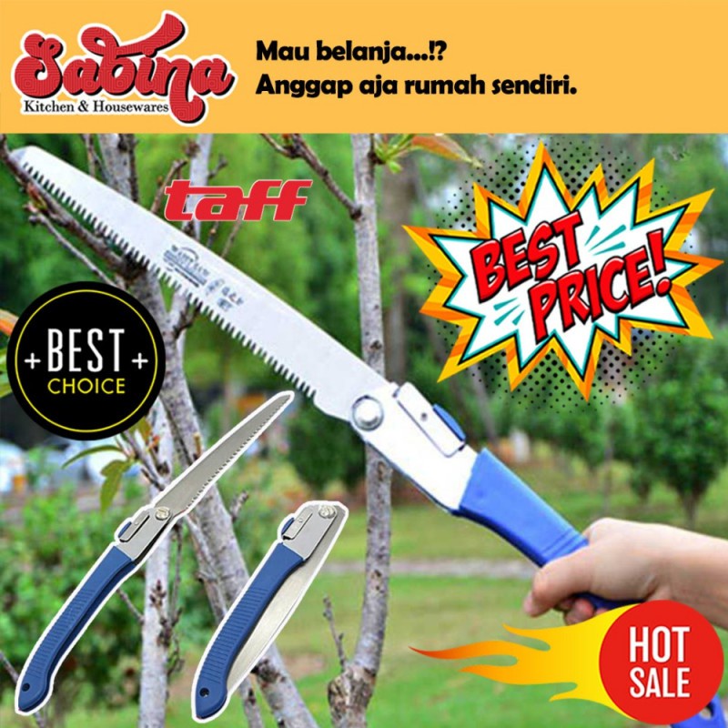 Jual Gergaji Lipat Portabel Taman Pemotong Dahan Kayu Ranting Waist Saw ...