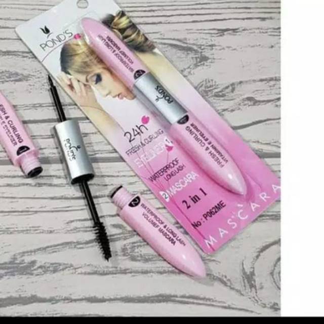Jual PONDS 2IN1 MASCARA + EYELINER Shopee Indonesia