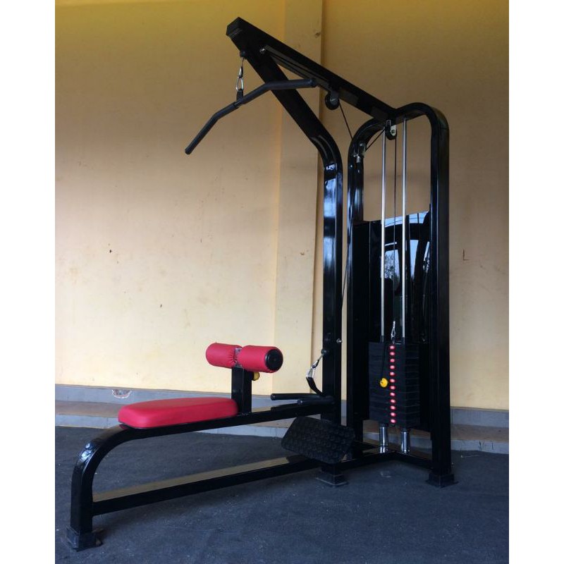 Jual Alat Fitness Lat Pull Down + Rowing Machine | Shopee Indonesia
