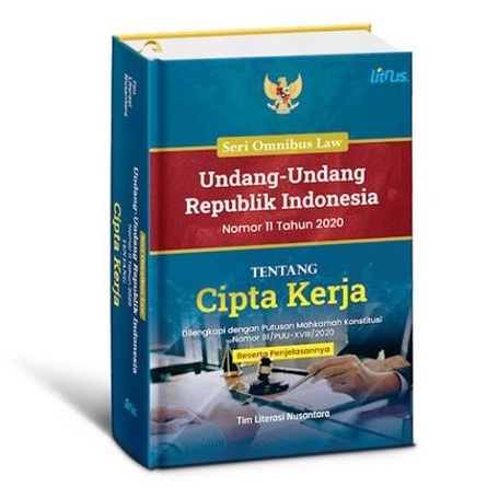 Jual Undang-Undang Republik Indonesia Nomor 11 Tahun 2020 Tentang Cipta ...