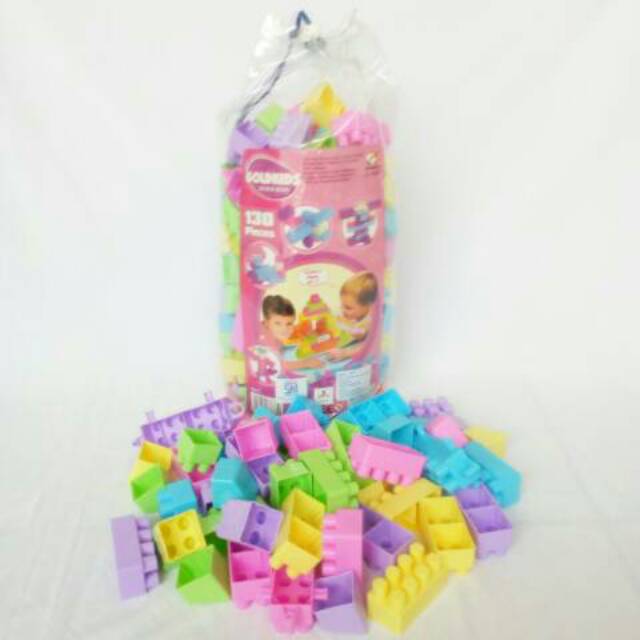 Jual Mainan Lego Gold Kids isi 130 pcs | Shopee Indonesia