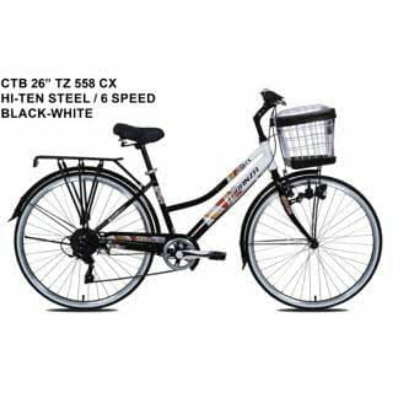 Jual SEPEDA KERANJANG CTB 26inch TURANZA ET 558 CX | Shopee Indonesia