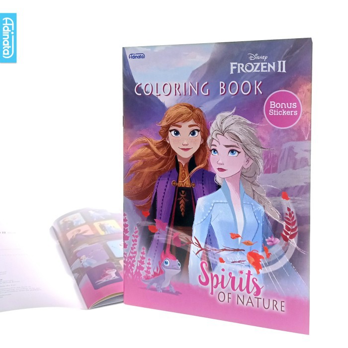 Jual Art Therapy Coloring Book for Kids Frozen II Spirits of Nature ...