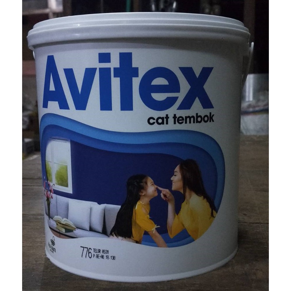 Jual CAT TEMBOK AVITEX 5 KG HIIJAU TELUR ASIN (776) TOSCA CAT DINDING