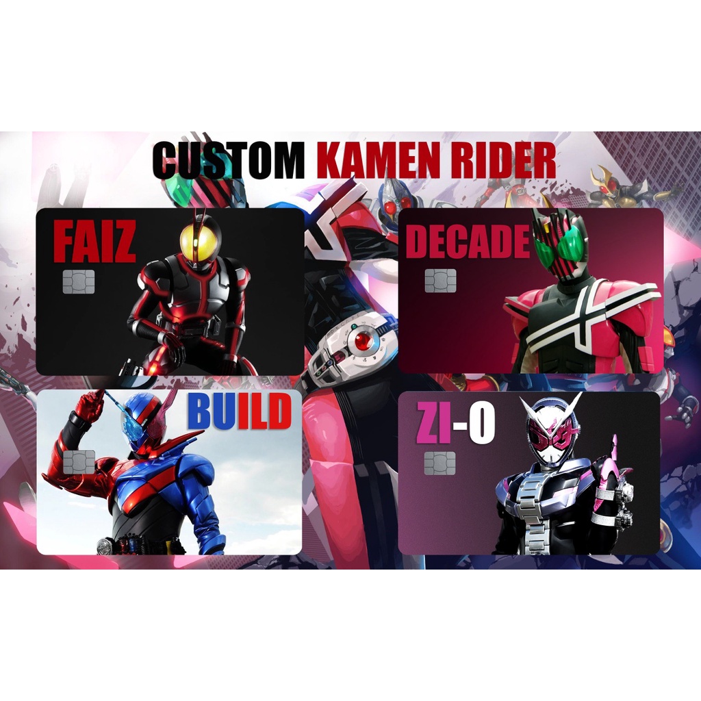 Jual KAMEN RIDER EDITION | Skin/Stiker/Sticker Kartu ATM/E-MONEY ...