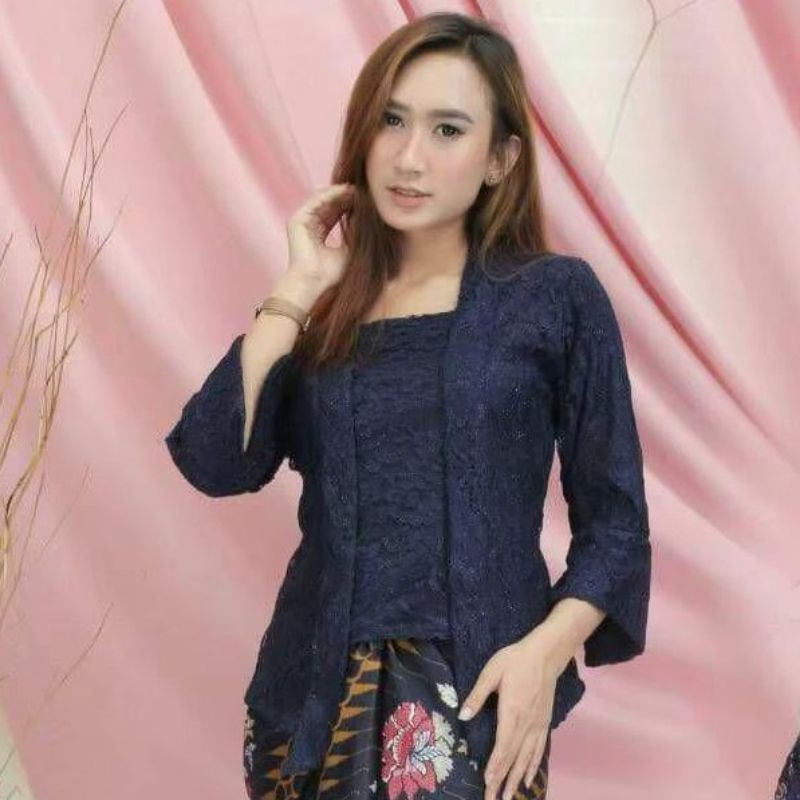 Jual Kebayak non hijab modern model lengan seperempat cocok untuk acara