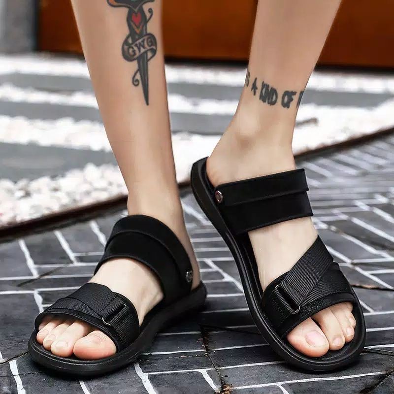 Jual Terlaris Sandal Slop Pria Fashion Slip On Dewasa Terbaru Anti Slip Terbaru 2023 Shopee