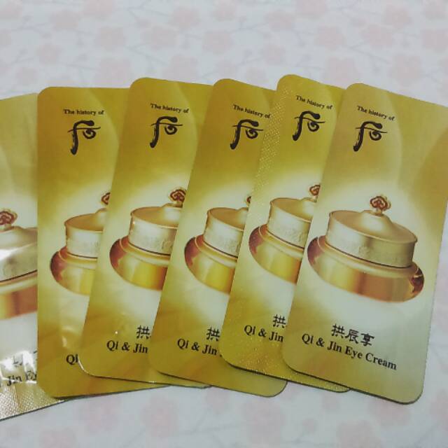Jual Original 100% ( The History of Whoo Qi & Jin Eye Cream sample ...