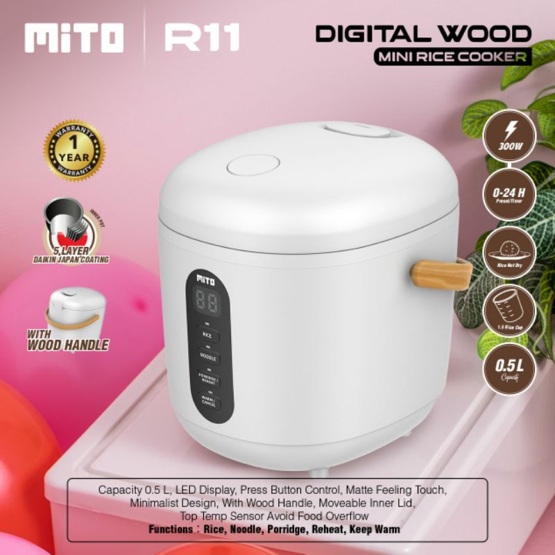 Jual Rice Cooker Mito R 11 / Magic Com Mito R11 Digital Shopee Indonesia