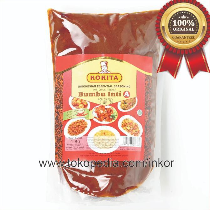 Jual KOKITA BUMBU INTI A BUMBU DASAR MASAKAN DENGAN CABE POUCH 1KG