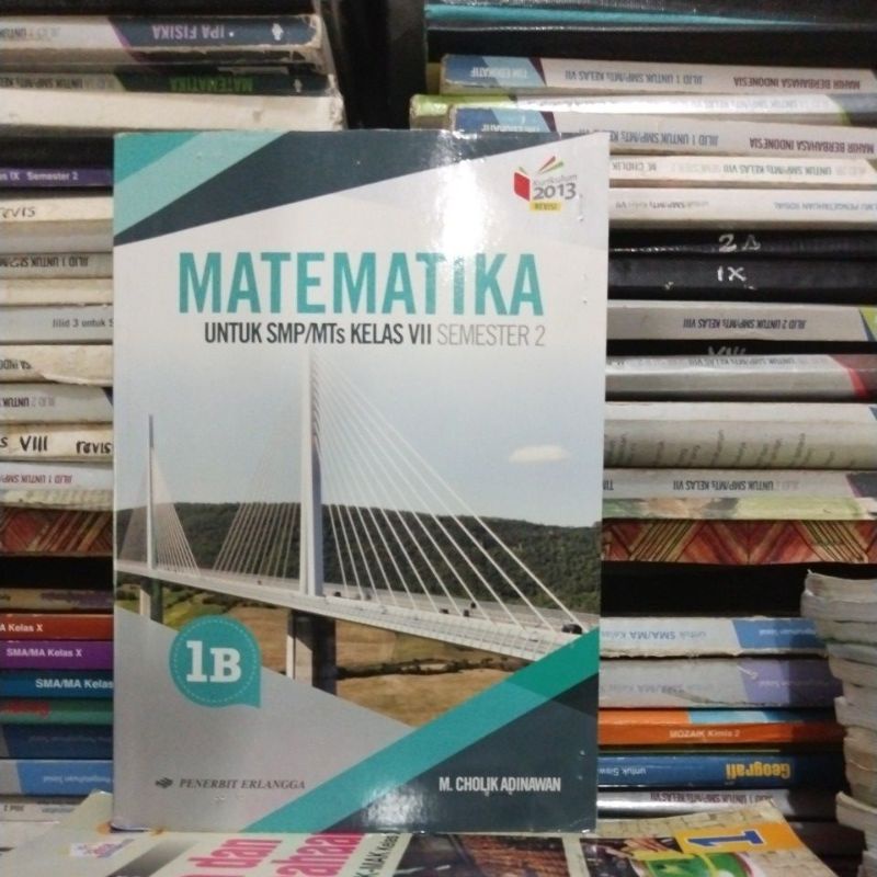 Jual Buku Matematika 1B Smp Kelas VII/7 Semester 2 Erlangga Revisi ...