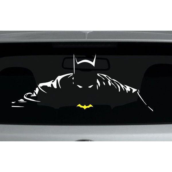 Jual Stiker Kaca Mobil DC Comic Batman Keren - Car Decal Sticker ...