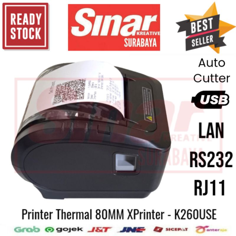 Jual PRINTER THERMAL AUTOCUTTER 80MM HIGH SPEED PRINTING XPRINTER ...