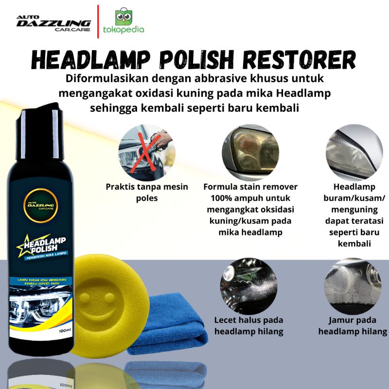 Jual Chemical Guys Headlight Restorer 473ml Pembersih Lampu Mobil