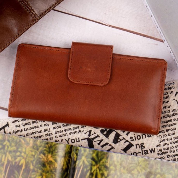 Jual Dompet Kulit Simple / dompet kulit wanita / DOMPET NAYA Pull Up ...
