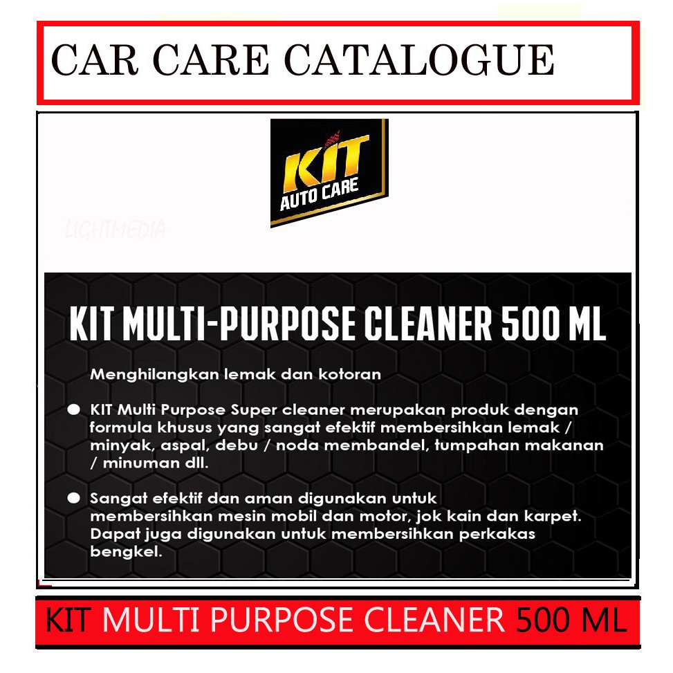 Jual KIT multi purpose cleaner 500ml | Shopee Indonesia