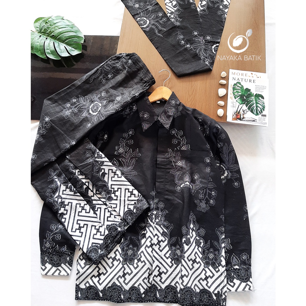 Jual NAYAKA BATIK - Baju Batik Couple Pasangan Rok dan Kemeja MONAKA ...
