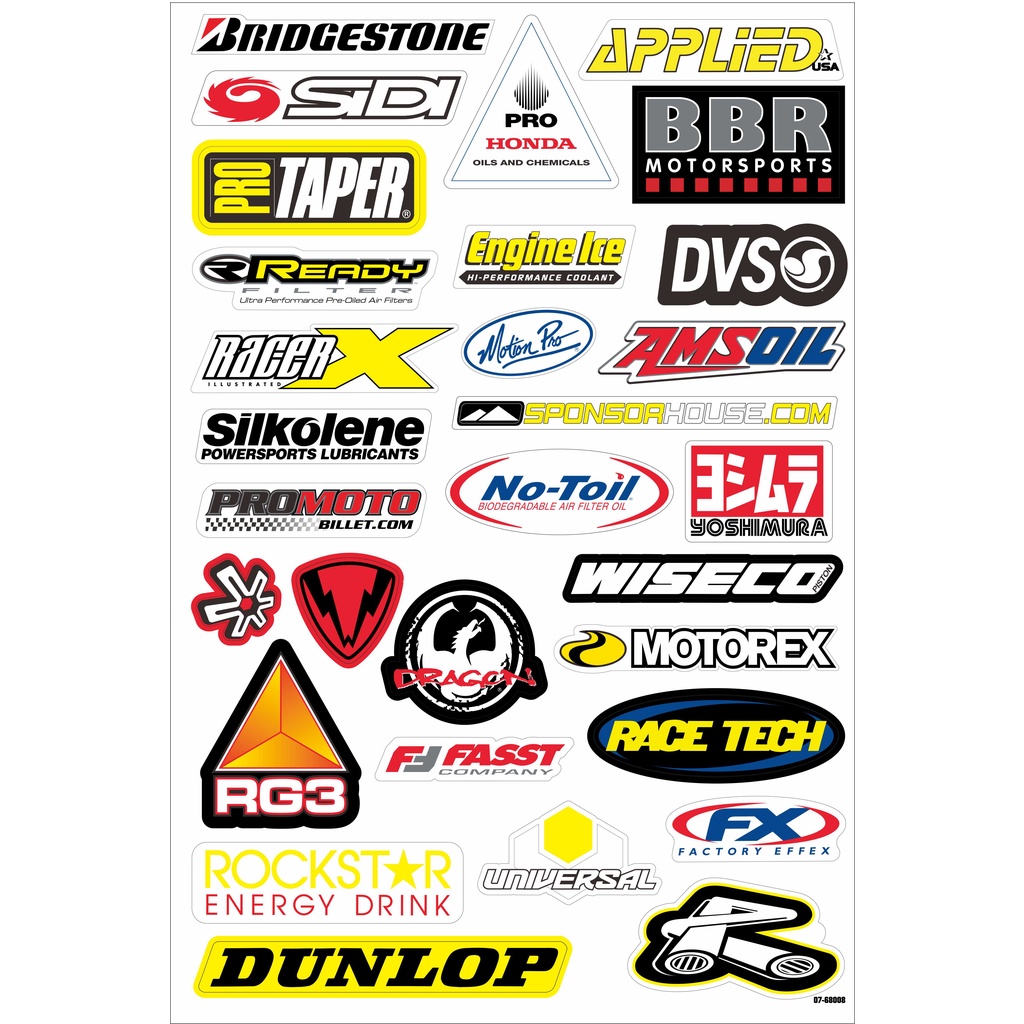 Jual Decal stiker / Sticker pack Logo Racing / logo thailook / logo ...