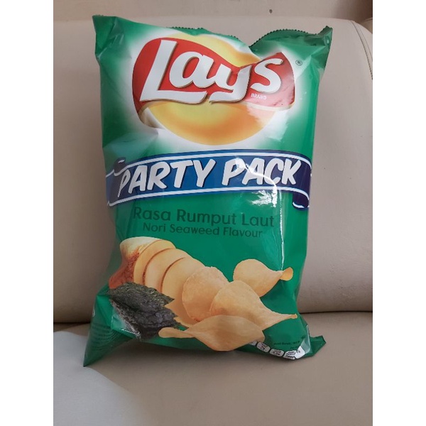 Jual Lays Party Pack Rasa Rumput Laut 168 Gram Shopee Indonesia