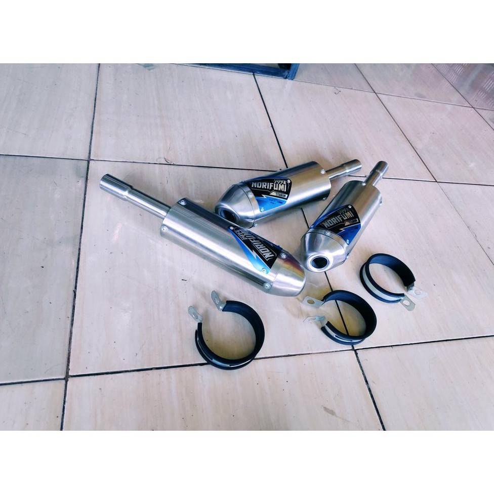 Jual LJK silincer KNALPOT Racing Only NORIFUMI TS 125 - FIZ R TRAIL ...