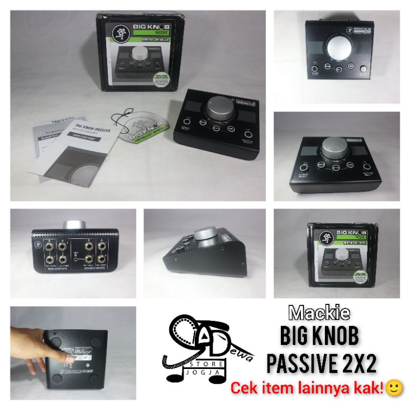 Jual STUDIO MONITOR CONTROLLER MACKIE BIG KNOB PASSIVE 2X2 SPEAKER ...