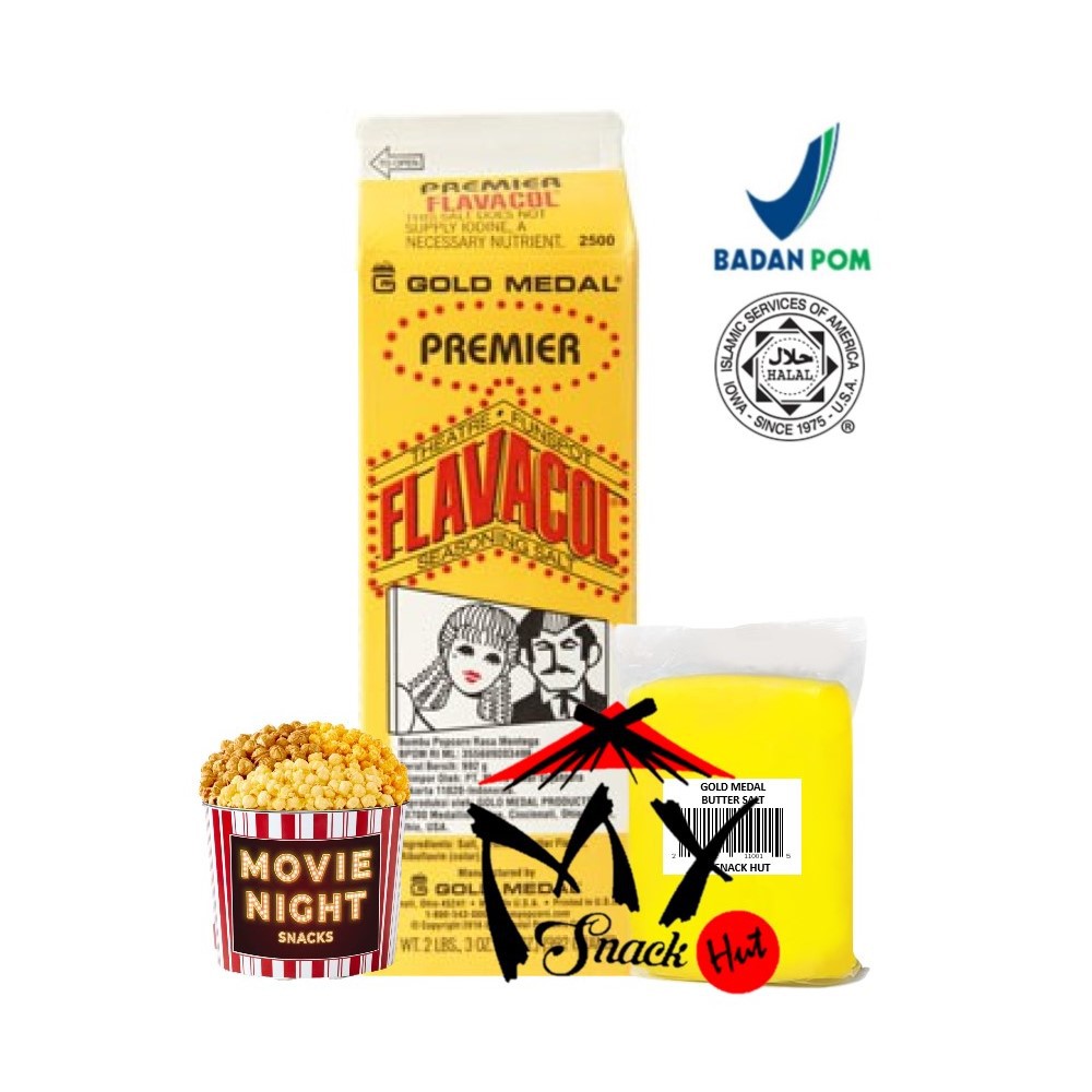 Jual GOLD MEDAL POPCORN GLAZE POP CORN FLAVACOL SALT ASIN BUMBU PERISA