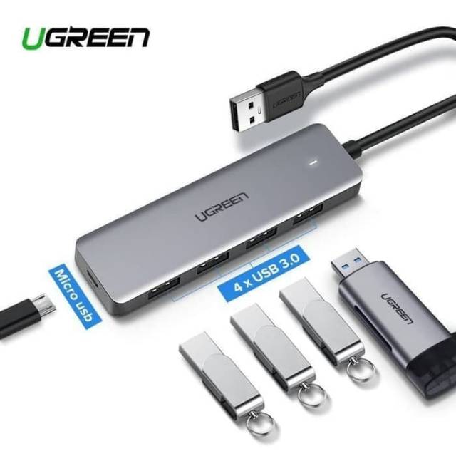 Jual Ugreen 25851 Hub Splitter Usb 3.0 4 Ports High Speed - Hub Ugreen ...