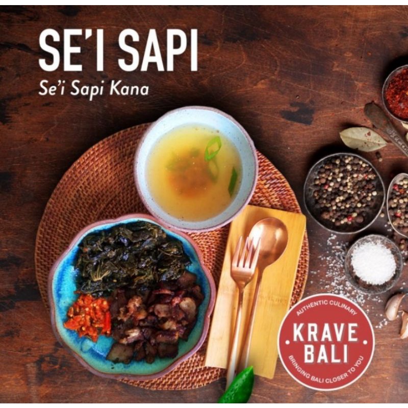 Jual Sei Sapi Kana Daging Sapi Asap 250 Gram Makanan Khas Bali Asli