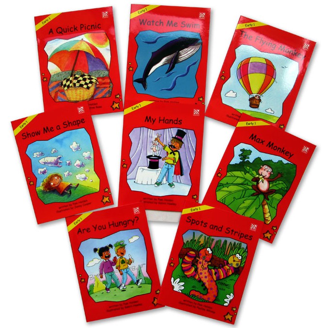 Jual BUKU CERITA Red Rocket Reader Series Storybook Set Early 1 (8 ...