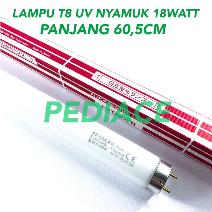 Jual Reptil Uvb Uva Lampu Lampu Nyamuk Uv T W Watt Panjang Cm Hitachi Made In Japan