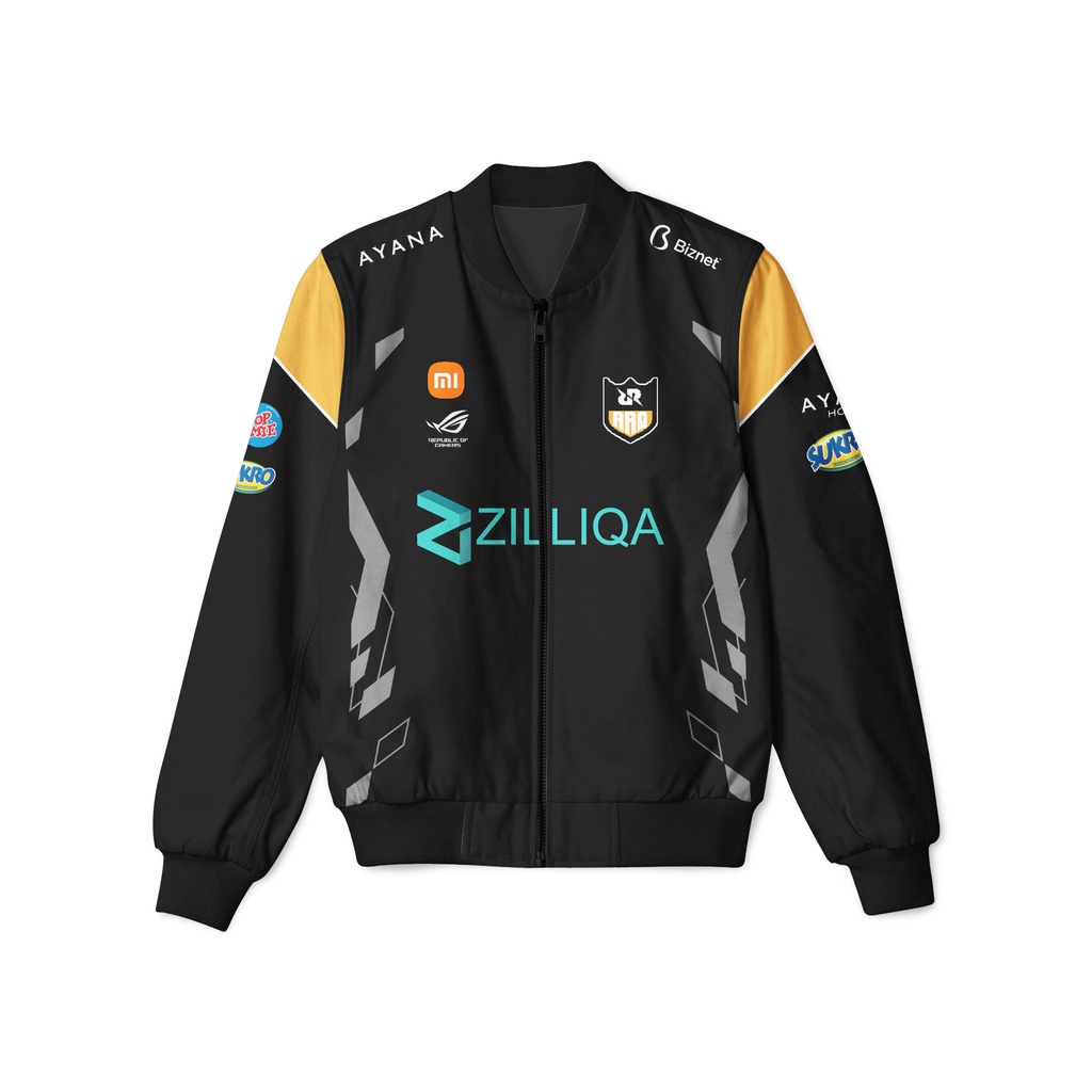 Jual Jaket Bomber Gaming RRQ MELIOR 2022 TEAM SQUAD GAME | Shopee Indonesia