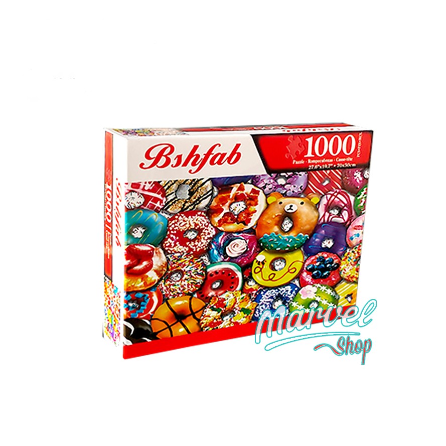Jual Puzzle Jingsaw 1000 pcs Uk.70 x 50cm - Donut Resist | Shopee Indonesia