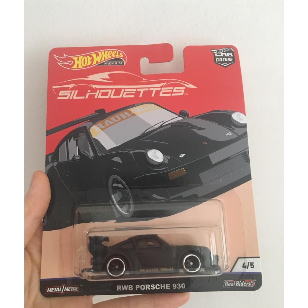 2025 Hot Wheels Premium Silhouettes RWB Porsche 930 – 1:64 Diecast, Free Protector