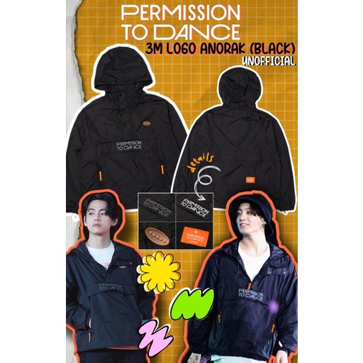 Jual BTS ANORAK JACKET PERMISSION TO DANCE | Shopee Indonesia