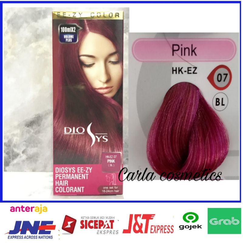 Jual Cat Rambut Diosys Warna Pink Hair Color Diosys Pink Set 100 Ml