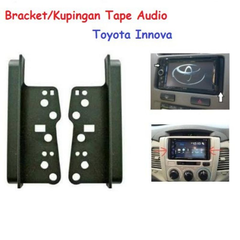 Jual Bracket Kupingan Double Din Toyota Innova All New Avanza Calya