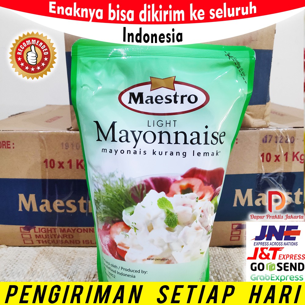 Jual MAYONAISE MAESTRO POUCH 1KG / MAESTRO MAYONAISE / MAYONES 1KG