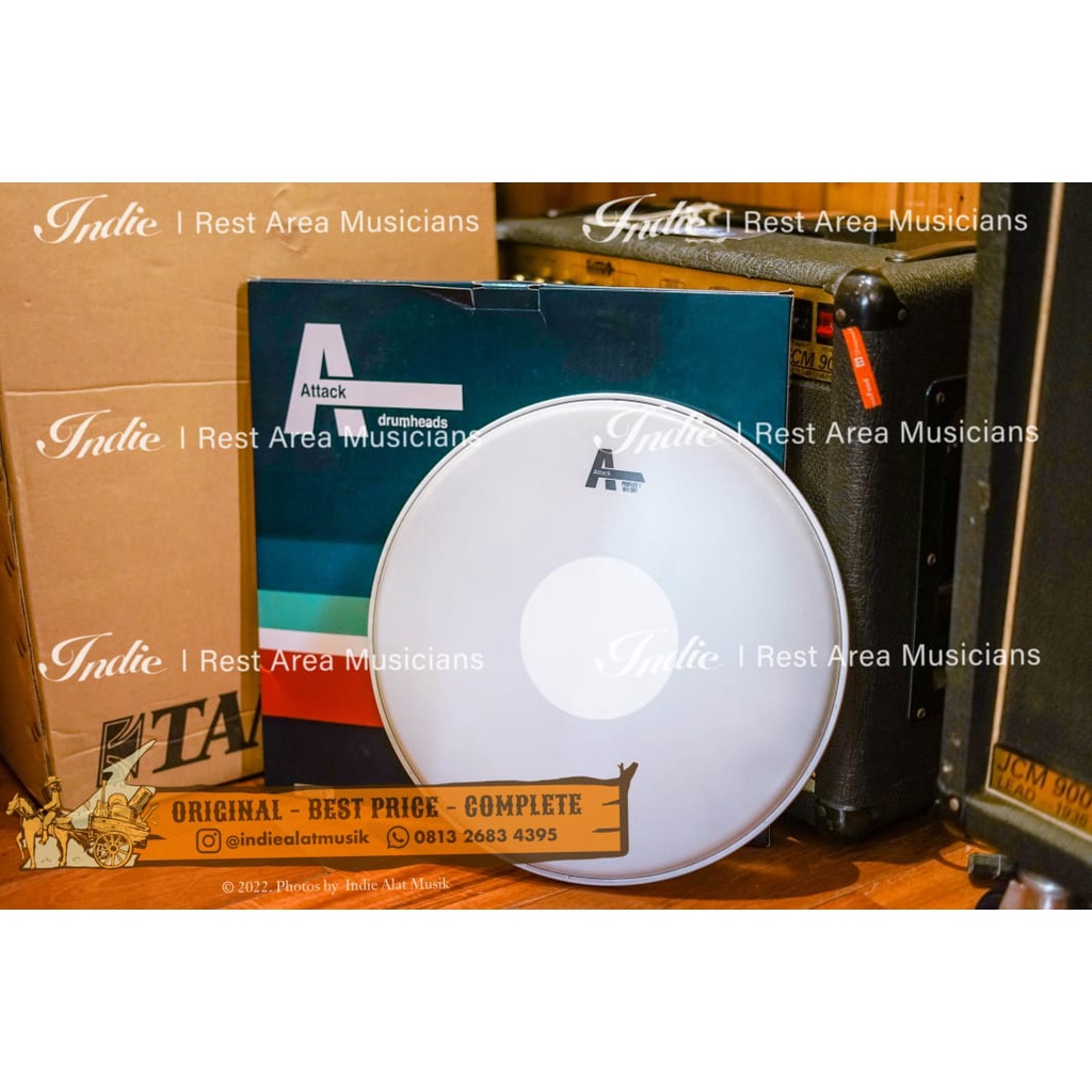 Jual Head Membran Drum ATTACK Proflex1 Reverse Dot DHA14CRD 14 inch