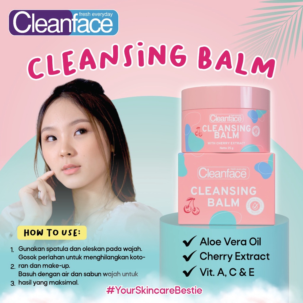 Jual Cleanface Cleansing Balm / Pembersih Make Up (Balm) Shopee Indonesia