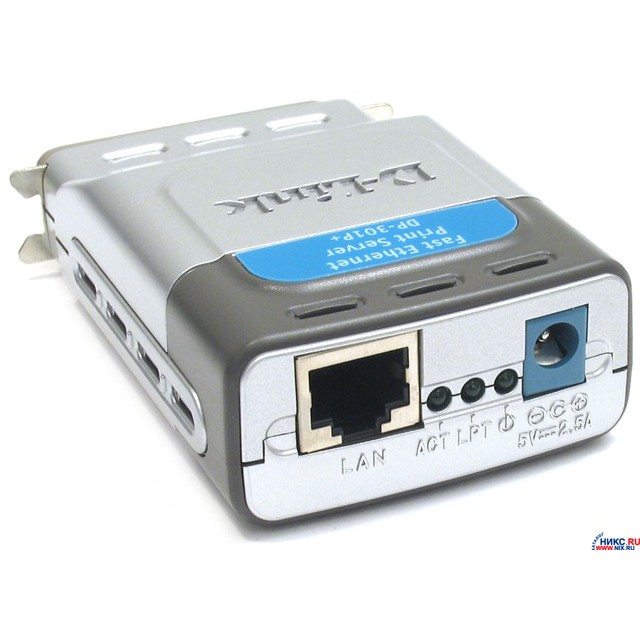 Jual DLINK DP301P+ 10100 Parallel Port Print Server