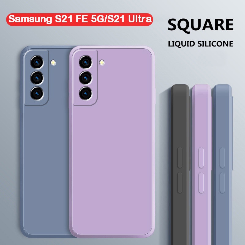 Jual Soft Case Samsung Galaxy S21 Fe 5G Liquid Silikon Slim Skin