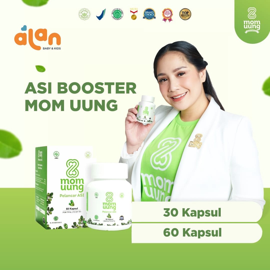 Jual Mom Uung Pelancar Asi 30 And 60 Kapsul Asi Booster Shopee Indonesia